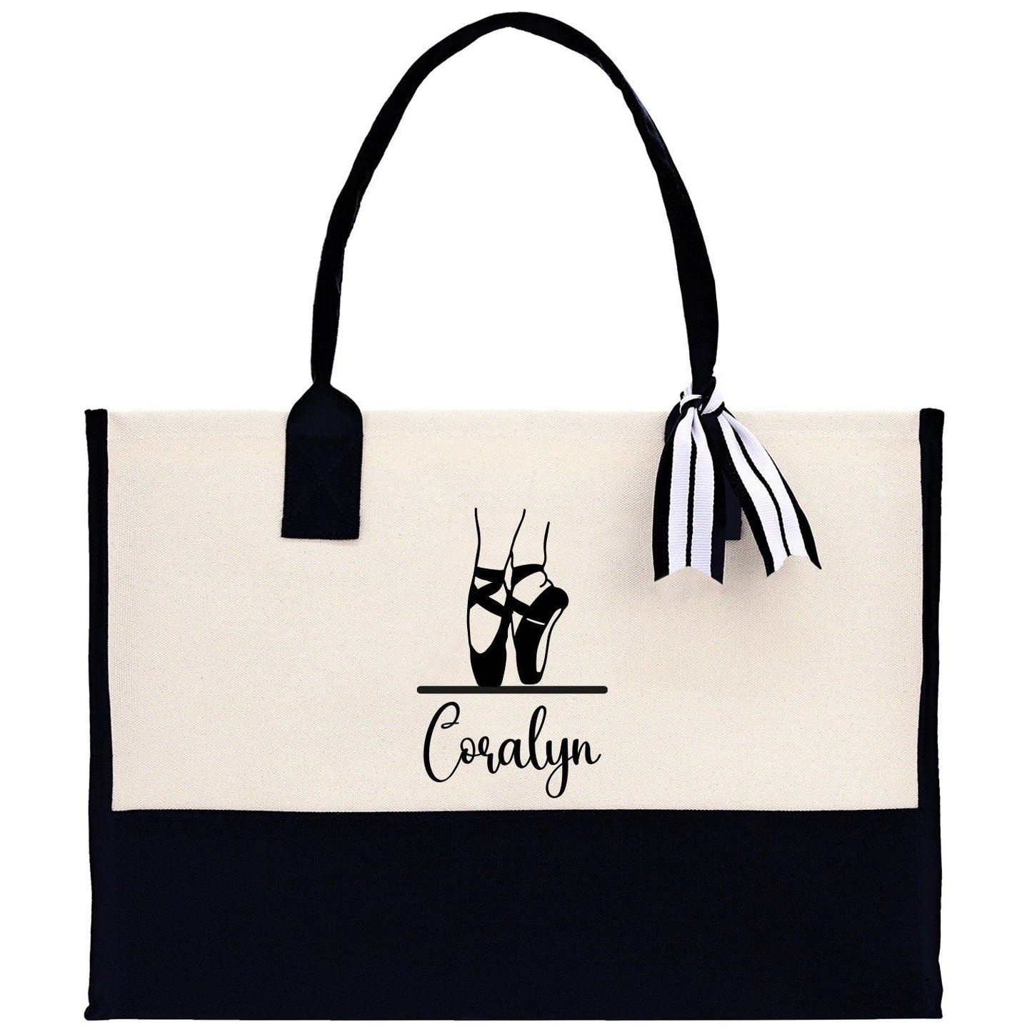 Dance Personalized Tote Bag, Dance Teacher Gift, Custom for Women Girls
