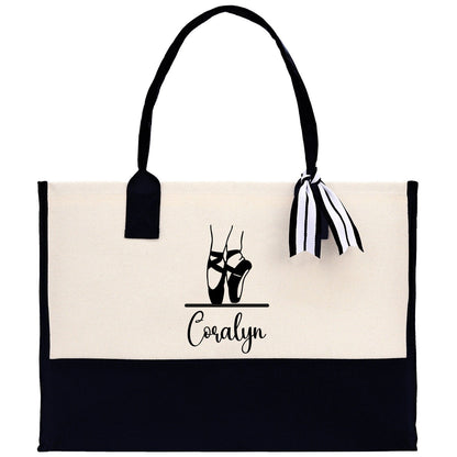 Dance Personalized Tote Bag, Dance Teacher Gift, Custom for Women Girls