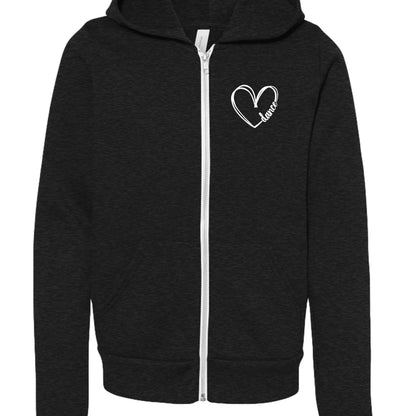 DARK GRY HEATHER - 3739Y - FRONT